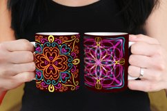 Abstract Mug Wrap Sublimation Design 15 oz Product Image 4