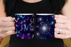 New Year Winter Mug Wrap Sublimation Design 15 oz Product Image 2
