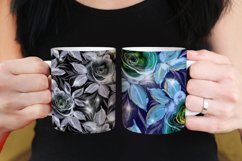 Evening Garden -3 Mug Wrap Sublimation Design 15 oz Product Image 2