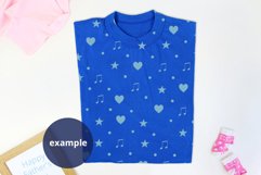 Father's Day Blue T-shirt Mockup, Royal Blue Folded T-shirt Product Image 2