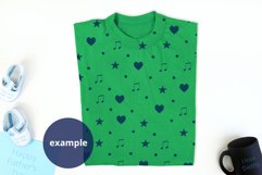 Father's Day Green T-shirt Mockup, Folded T-shirt Mockup PSD Product Image 2