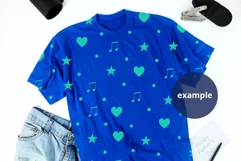 Blue T-shirt Mockup Father's Day, Dad T-shirt mockup PSD Product Image 2