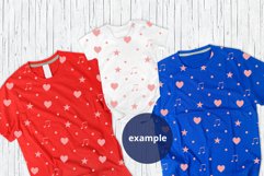 4th of July T-shirts & Baby Bodysuit Mockup Patriotic mockup Product Image 2