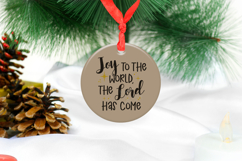 Joy to the World the Lord has come svg, Christmas clip art Product Image 2