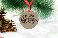 Merry Christmas svg file, Winter Holiday Clip art Product Image 3