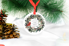 Those We Love Don’t Go Away Cardinal Memorial Quote PNG Product Image 2