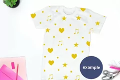 School t-shirt mockup for Girl, White t-shirt mockup PSD Product Image 2