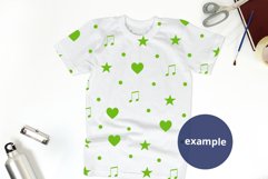 White School t-shirt mockup PSD, school Accessories flatlay Product Image 2