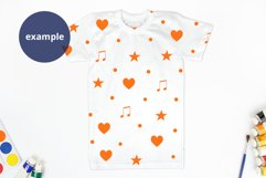 White t-shirt mockup & School Oil Paint Set, Back to school Product Image 2