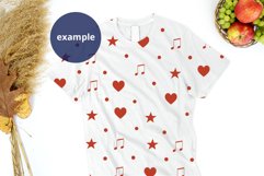 T-shirt mockup Thanksgiving Flatlay, White T-shirt mockup Product Image 2