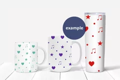 11oz & 15oz mug mockup, 20oz Skinny tumbler mockup full wrap Product Image 2
