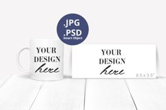 11oz Mug mockup & Mug wrap sample mockup PSD, Neutral mockup Product Image 1