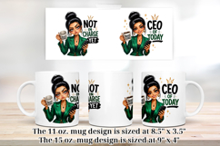 Before and After Coffee Girl Mug Wrap Sublimation BUNDLE Product Image 2