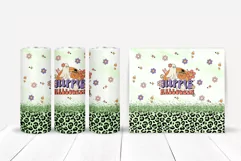 Halloween Tumbler Wrap Sublimation PNG - Hippie Halloween Product Image 3