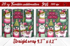 Christmas Llama | Christmas tumbler Product Image 1