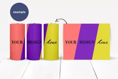 15oz Straight Skinny Tumbler mockup, Full Wrap shape mockup Product Image 2