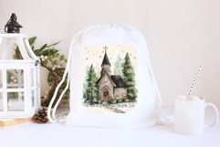 Oh Come Let Us Adore Him Church PNG, Christian Christmas png Product Image 4