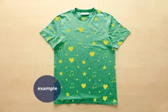 Kelly Green Unisex T-shirt Mockup, PSD Mockup JPG Product Image 2
