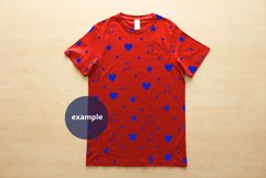 Red Men T-shirt Large Size Unisex Mockup, PSD Mockup JPG Product Image 2