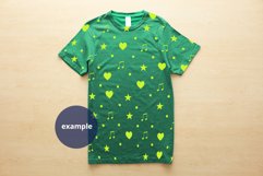 Kelly Green Men T-shirt Slim Fit Unisex Mockup, PSD Mockup Product Image 2