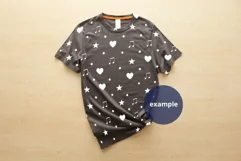 Dark Gray T-shirt for Woman Mockup, PSD Mockup JPG Product Image 2