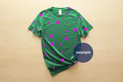Kelly Green T-shirt for Woman Mockup, PSD Mockup JPG Product Image 2