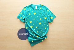 Neon Blue T-shirt for Woman Mockup, PSD Mockup JPG Product Image 2