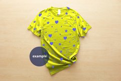 Neon Yellow T-shirt for Woman Mockup, PSD Mockup JPG Product Image 2
