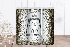 Cat Mom Tumbler Wrap Sublimation. 20 Oz Tumbler. Product Image 1