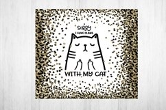 Cat Mom Tumbler Wrap Sublimation. 20 Oz Tumbler. Product Image 2