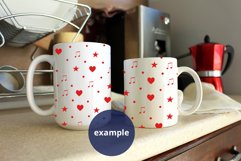 Two White Mugs 15 & 11 oz mockup PSD, Kitchen background PSD Product Image 2