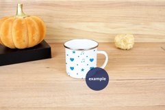 Halloween camping mug Mockup PSD, blank travel mug mockup Product Image 2