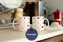 Two White Mugs 11 oz mockup PSD, Kitchen background PSD JPG Product Image 2