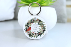 Those We Love Don’t Go Away Cardinal Memorial Quote PNG Product Image 3