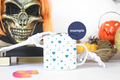Halloween Camping Mug mockup PSD, Travel Cup Mockup Skull Product Image 2