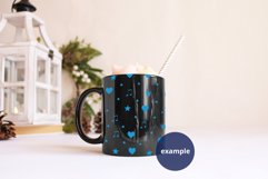 Minimalist Christmas Black Mug mockup & marshmallow inside Product Image 2
