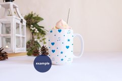 15 Oz white mug with topper Christmas Mockup PSD Product Image 2