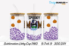 Spooky Mom - Pumpkins - Halloween Libby Sublimation PNG Product Image 1