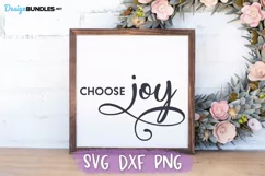 Choose Joy SVG, Family SVG, Wood Sign SVG Product Image 1