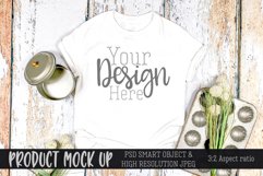 Adult shirt white baking theme MOCKUP Product Image 1