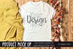 MOCKUP | Autumn Tshirt | PSD & JPG Product Image 1