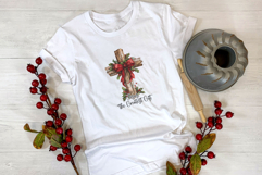 Jesus Christmas Cross PNG, Christian Christmas png Product Image 2