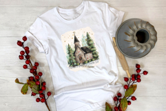 Oh Come Let Us Adore Him Church PNG, Christian Christmas png Product Image 3