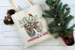 Oh my deer Christmas is here- PNG sublimation design Product Image 2
