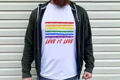 Love is love png| Pride sublimation| Lgbtq flag sublimation Product Image 2