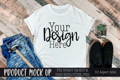 Mens tshirt casual with hammer MOCKUP Product Image 1