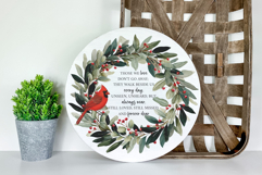 Those We Love Don’t Go Away Cardinal Memorial Quote PNG Product Image 4