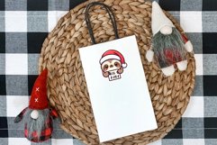 Christmas characters with a sign printable stickers, PNG. Product Image 6