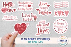 Valentines Day Stickers | Valentines sticker bundle Product Image 1