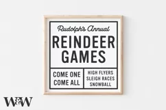 Rudolph's Reindeer Games SVG |Christmas SVG Product Image 2